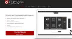 Desktop Screenshot of leprogiciel.com
