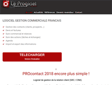Tablet Screenshot of leprogiciel.com